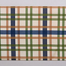 翁格子の名古屋帯　前柄