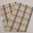 翁格子の名古屋帯　帯裏