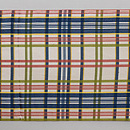 翁格子の名古屋帯　前柄