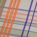 翁格子の名古屋帯　質感・風合