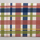 翁格子の名古屋帯　前柄