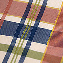 翁格子の名古屋帯　質感・風合