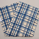 翁格子の名古屋帯　帯裏