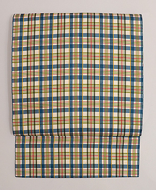 翁格子の名古屋帯