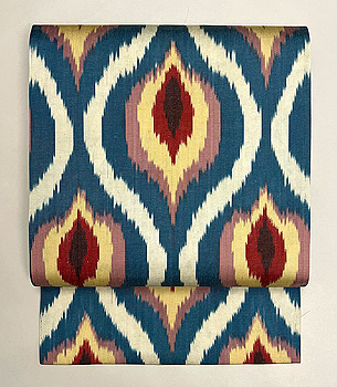 ウズベキスタン アドラスの名古屋帯