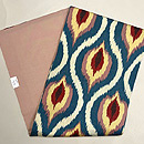 ウズベキスタン アドラスの名古屋帯　帯裏