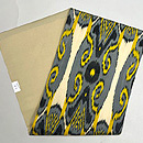 ウズベキスタン アドラスの名古屋帯　帯裏