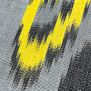 ウズベキスタン アドラスの名古屋帯　質感・風合