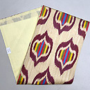 ウズベキスタン アドラスの名古屋帯　帯裏