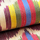 ウズベキスタン アドラスの名古屋帯　質感・風合