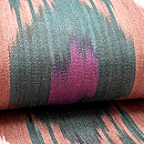 赤茶系アドラス名古屋帯　質感・風合