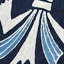 立涌に束ね熨斗文様筒描き名古屋帯　質感・風合