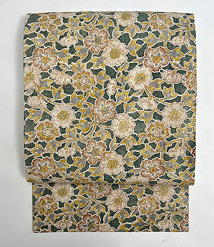 堺更紗牡丹唐草の名古屋帯