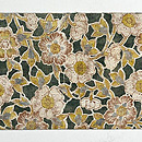 堺更紗牡丹唐草の名古屋帯　前柄