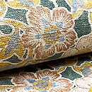 堺更紗牡丹唐草の名古屋帯　質感・風合