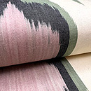 ウズベキスタン アドラスの名古屋帯　質感・風合