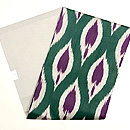 ウズベキスタン アドラスの名古屋帯　帯裏