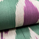 ウズベキスタン アドラスの名古屋帯　質感・風合