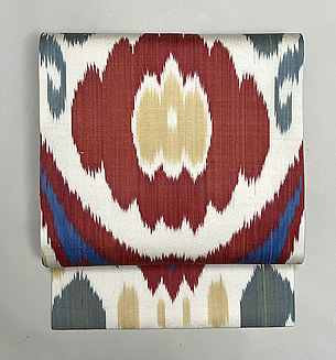 ウズベキスタン アドラスの名古屋帯