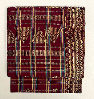 インドネシアモール織りの名古屋帯