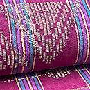 インドネシアモール織りの名古屋帯　質感・風合