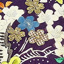 江戸裂　桜に菊文様名古屋帯　質感・風合