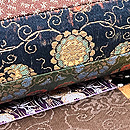 織り布100継ぎの開き名古屋帯　　質感・風合