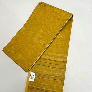 久米島紬の半巾帯
