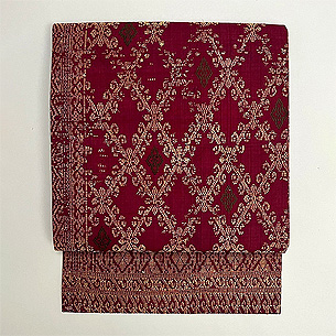 インドネシアスマトラ紋織の名古屋帯