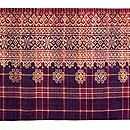 インドネシア スマトラ紋織の名古屋帯　前柄
