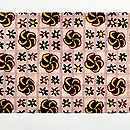 インド フルカリ刺繍の名古屋帯　前柄