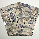 縮緬地シダ文様の名古屋帯　帯裏