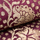 ベナレス織りサリーの半巾帯　質感・風合