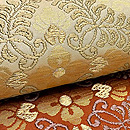 石畳に有職文様唐織の丸帯　質感・風合