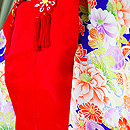 百花絢爛祝い着